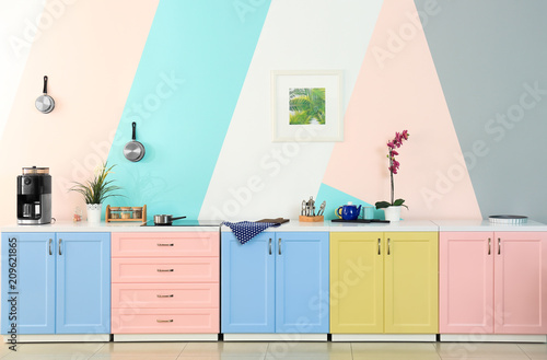 Modern kitchen furniture on...