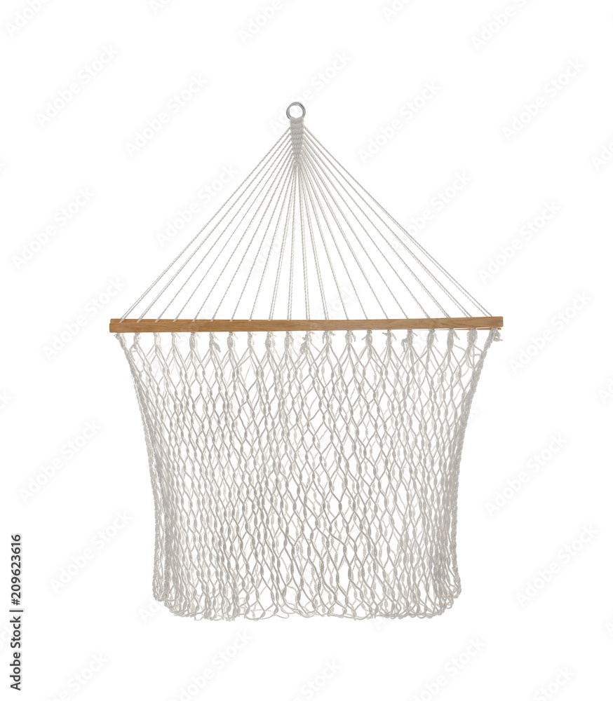Obraz premium Comfortable hammock on white background