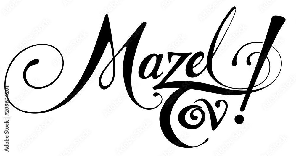 Obraz premium Mazel Tov!