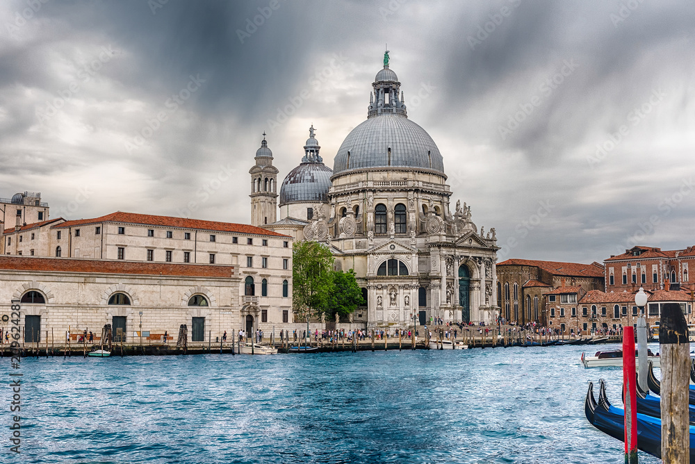 The Basilica of Santa Maria della Salute, Venice, Italy