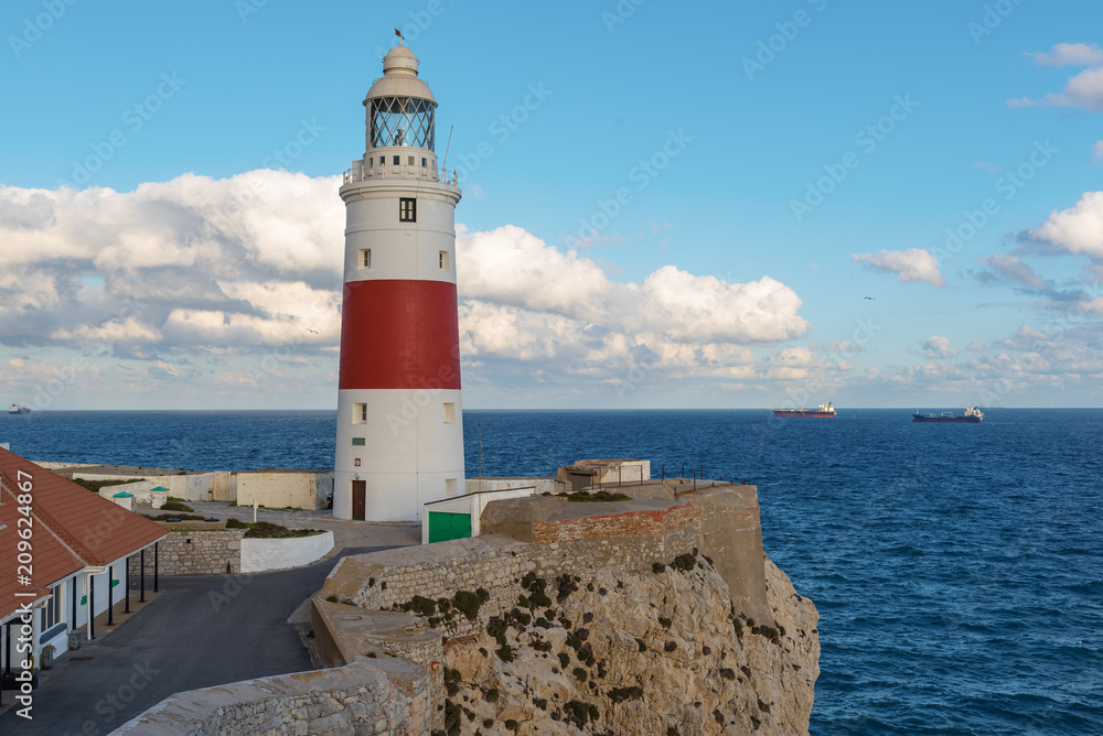 Lighthouse at Europa point in GibraltarLighthouse at Europa point in Gibraltar