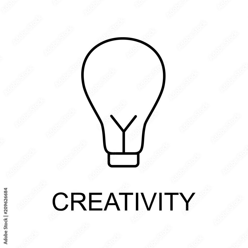 creativity line icon. Element of human resources signs with name for mobile concept and web apps. Thin line creativity line icon can be used for web and mobile creativity line icon. Element of human resources signs with name for mobile concept and web apps. Thin line creativity line icon can be used for web and mobile