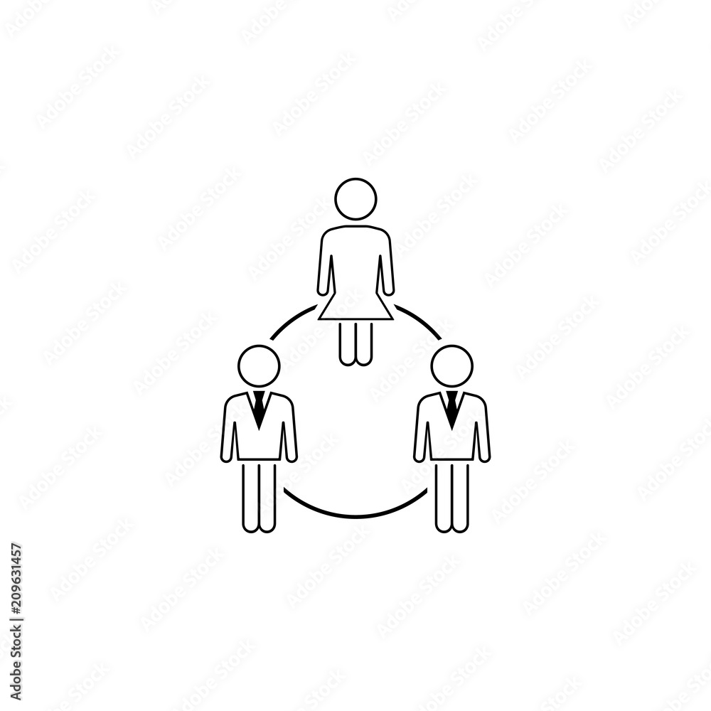 client circulation icon. Element of business icon for mobile concept and web apps. Thin line client circulation icon can be used for web and mobile client circulation icon. Element of business icon for mobile concept and web apps. Thin line client circulation icon can be used for web and mobile