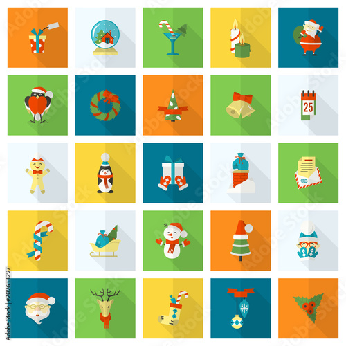 Christmas and Winter Icons Collection © helenstock