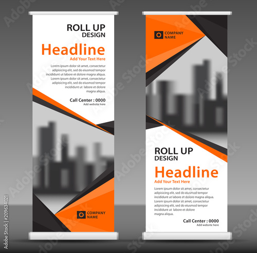 Roll up banner template vector, stand, pull up, display, flag-banner, business template, vertical layout, poster, flyer design, printing media, advertisment, web banner design