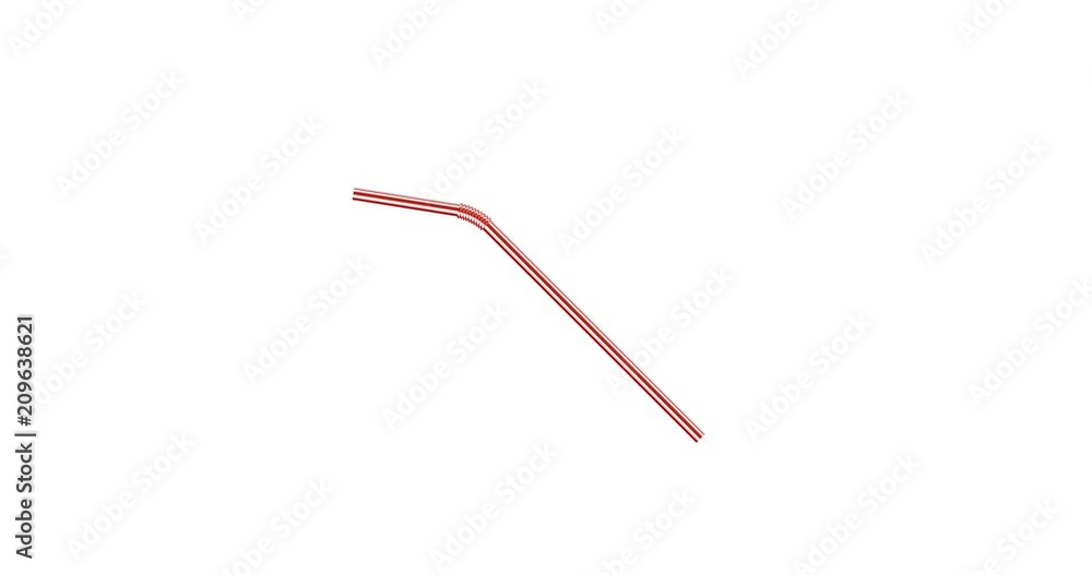 refusal of disposable plastic drinking straws in favor of reusable glass drinking straw isolated on white background, stock video motion graphic animation in 4k resolution refusal of disposable plastic drinking straws in favor of reusable glass drinking straw isolated on white background, stock video motion graphic animation in 4k resolution