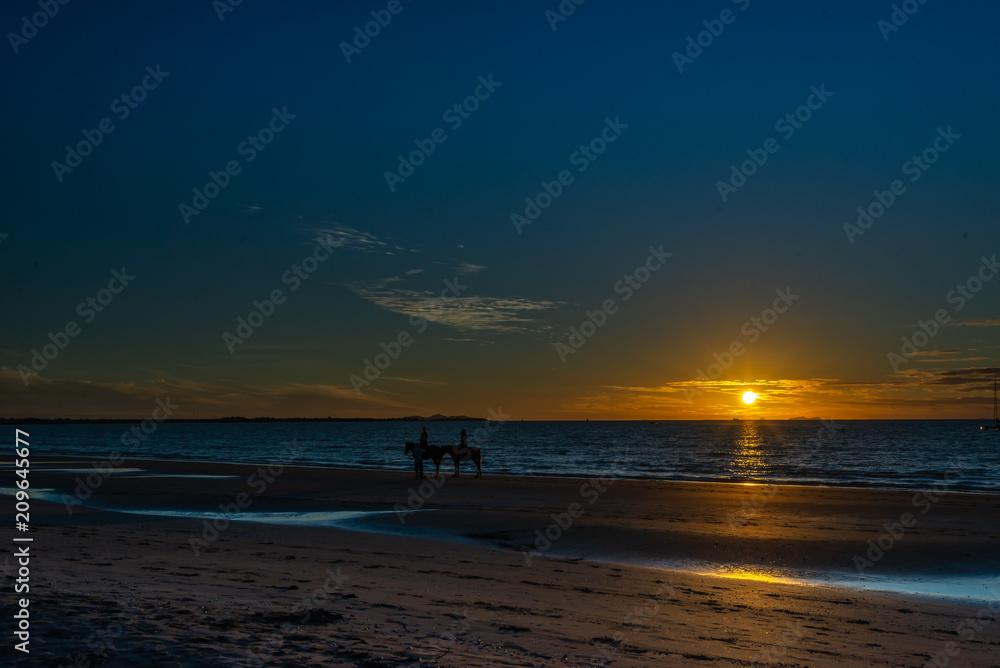 Sunset Wailoaloa beach Sunset Wailoaloa beach