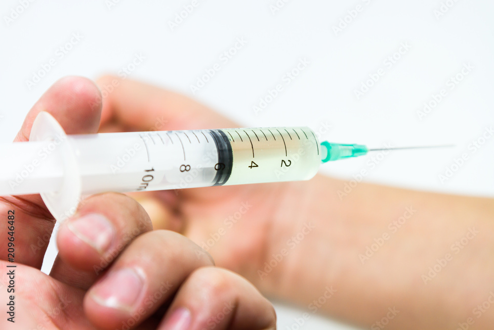 Injection, and treatment Injection, and treatment