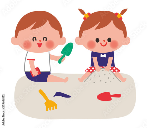 砂遊び 子供