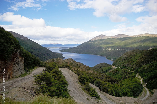 Garibaldi Pass in the Eastern half of Tierra del Fuego  Argentina