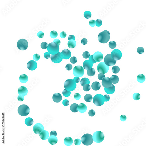 Modern background with bubbles. Cute Pattern for Postcard, Print, Banner or Poster. Vector Texture in Trendy Style