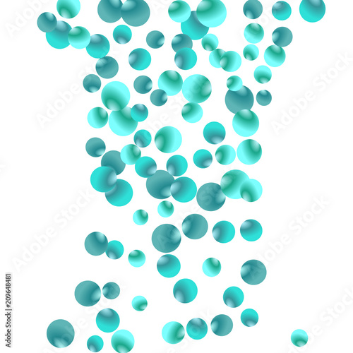 Modern background with bubbles. Cute Pattern for Postcard, Print, Banner or Poster. Vector Texture in Trendy Style