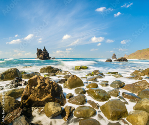 Fotografi landscape of Benijo beach ,tenerife,Spain