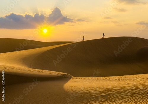 sand dunes on Gran Canaria