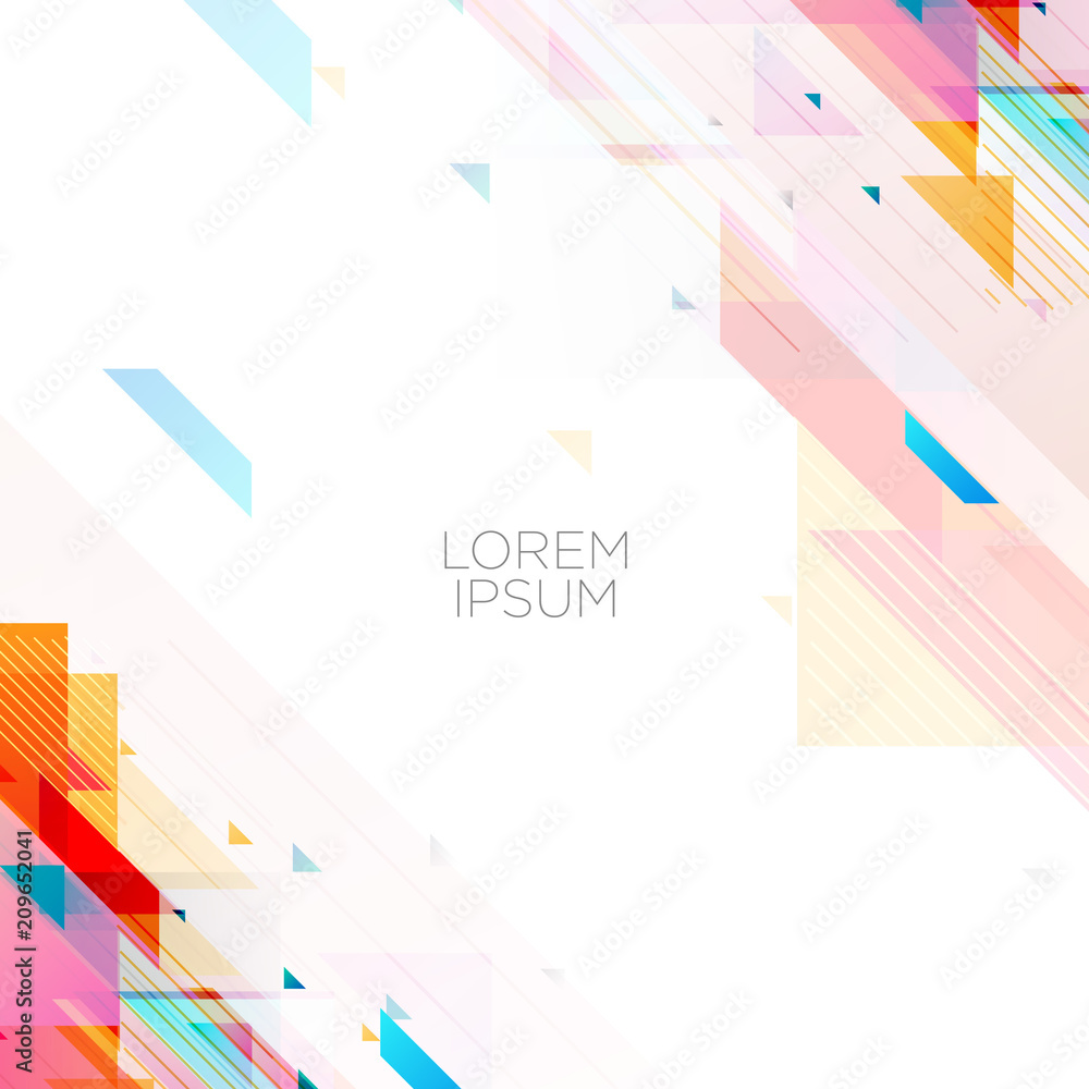 colorful memphic style background poster design colorful memphic style background poster design