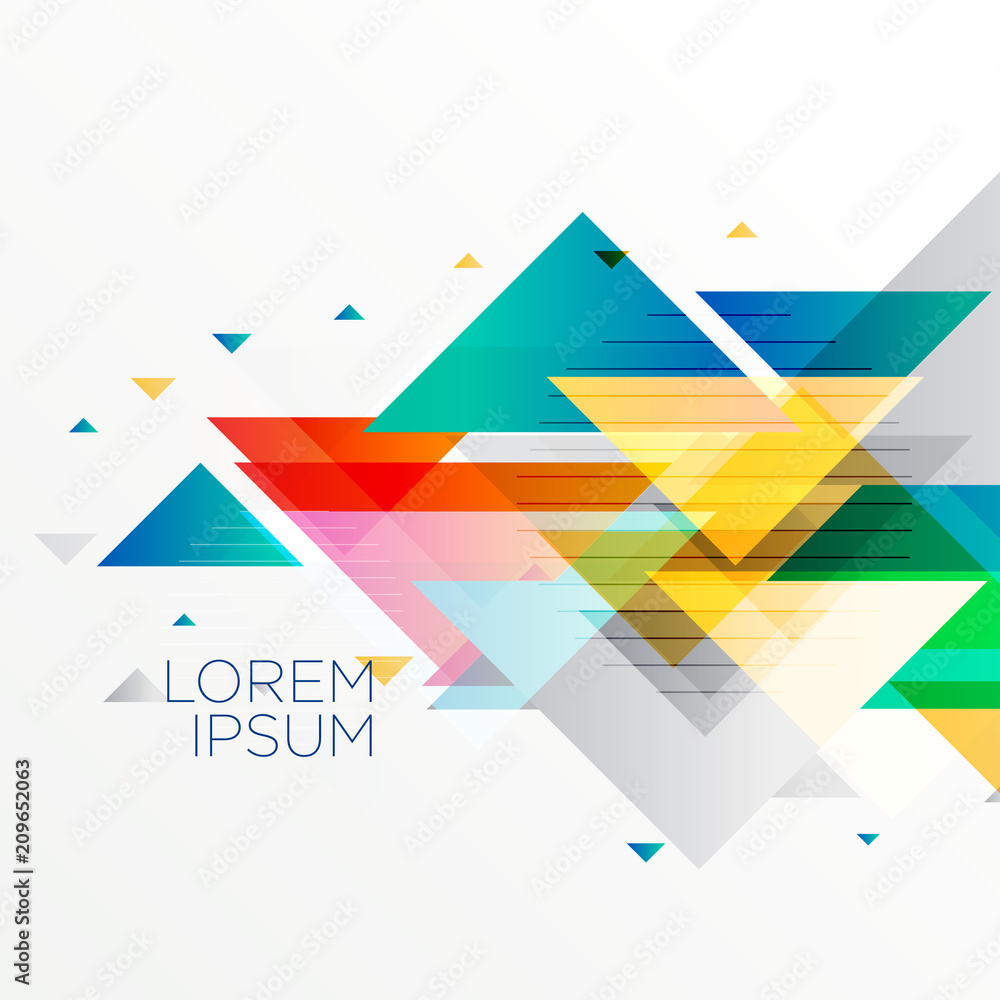 memphis style colorful triangle background memphis style colorful triangle background