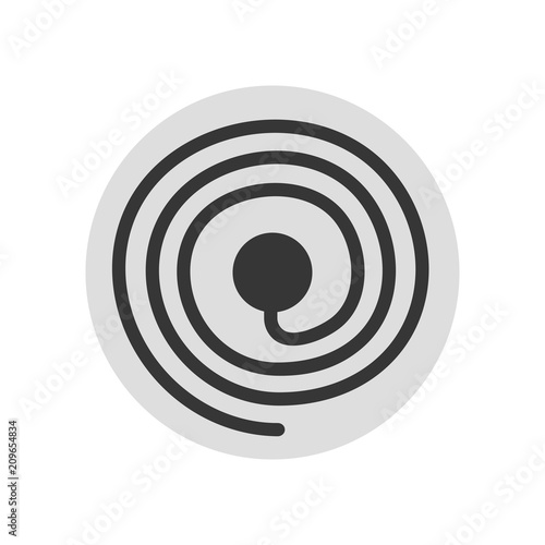 Radio Frequency Identification RFID Tag Icon. Vector