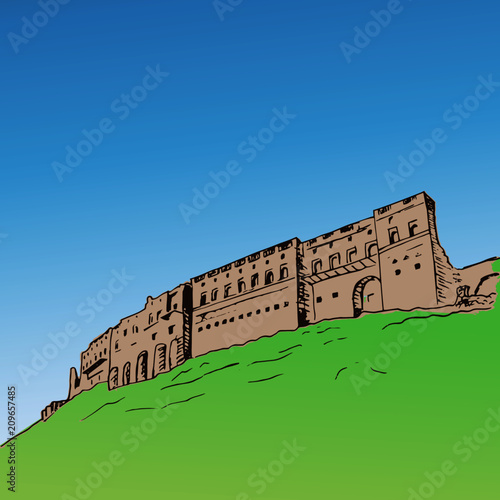 Erbil Citadel, Hawler, Kurdistan, Iraq, qalay Hawler