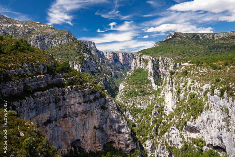 Obraz premium Gorges du Verdon, Rougon, Francia