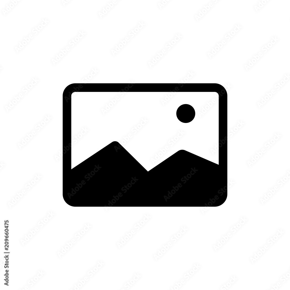 Picture vector icon, image symbol. Simple illustration for web or mobile app Picture vector icon, image symbol. Simple illustration for web or mobile app