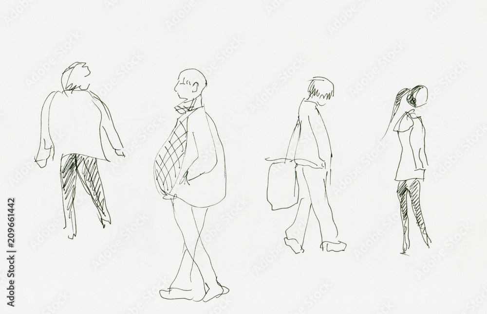 Instant sketch, people Instant sketch, people