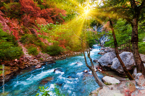 Fototapeta Naklejka Na Ścianę i Meble -  beauty nature scenery landscape background.  Nature composition.  Beautiful landscape