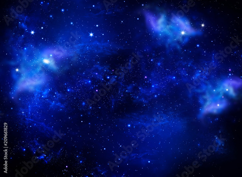 Fototapeta Naklejka Na Ścianę i Meble -  starry night sky deep outer space