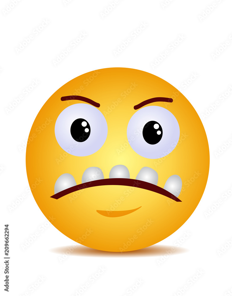 Fototapeta premium Modern yellow emotion vector