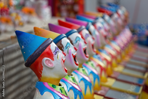 Clown Game On Sideshow Alley At A Country Show photo