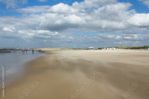 beach in the netherlands Zeeland Breskens