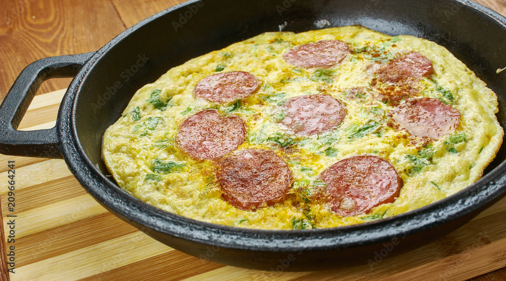Pizza Frittata Pizza Frittata
