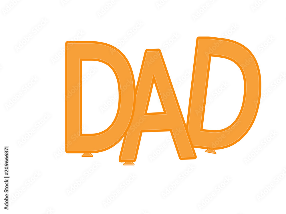 Dad balloons Dad balloons