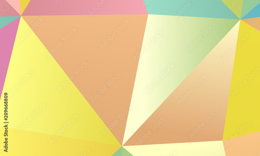Colored paper pattern. A combination of irregular geometric shapes. Vector illustration.