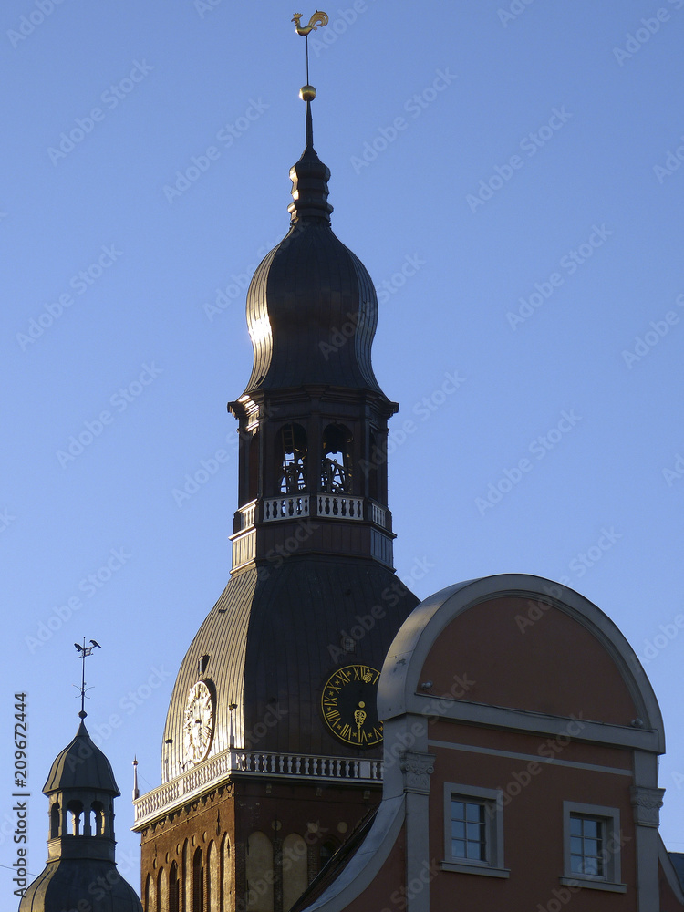Protestantische Kathedrale in Riga, Lettland
