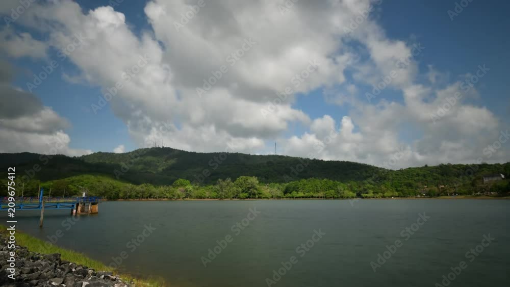 Beautiful cloudscape over reservior in Thailand. Beautiful cloudscape over reservior in Thailand.