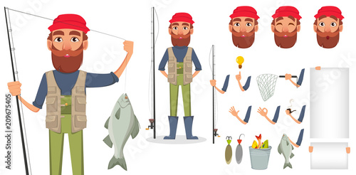 Fisher cartoon character