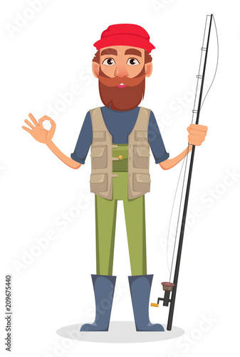 Fisher cartoon character