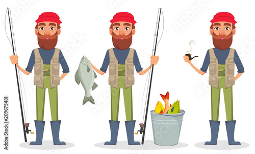 Fisher cartoon character
