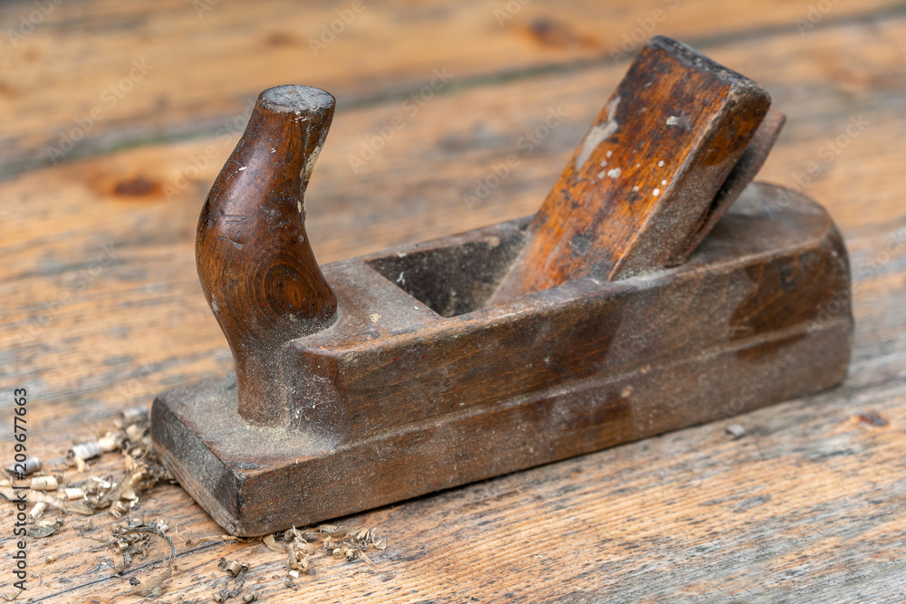 Still: Alter Holzhobel Holzbearbeitungswerkzeug Still: Alter Holzhobel Holzbearbeitungswerkzeug