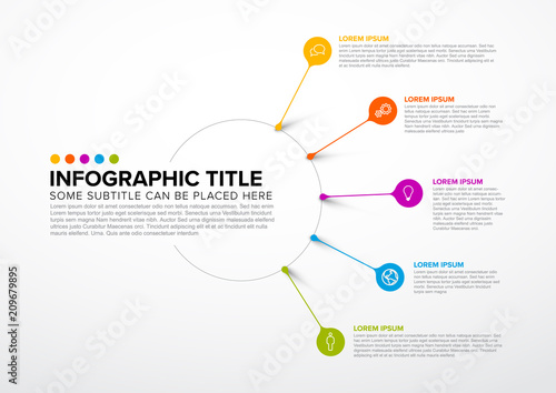 Vector multipurpose Infographic template