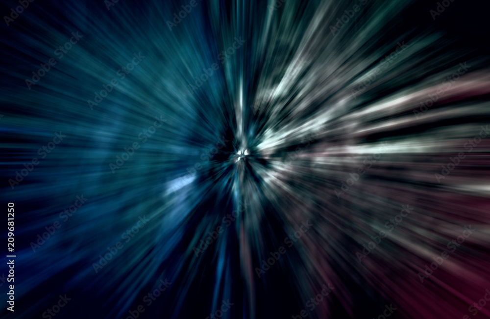 Acceleration speed motion, Light and stripes moving fast over dark background Acceleration speed motion, Light and stripes moving fast over dark background