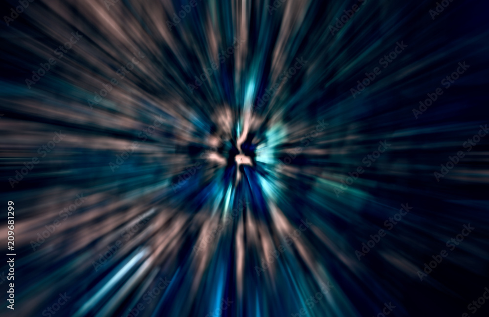 Acceleration speed motion, Light and stripes moving fast over dark background Acceleration speed motion, Light and stripes moving fast over dark background