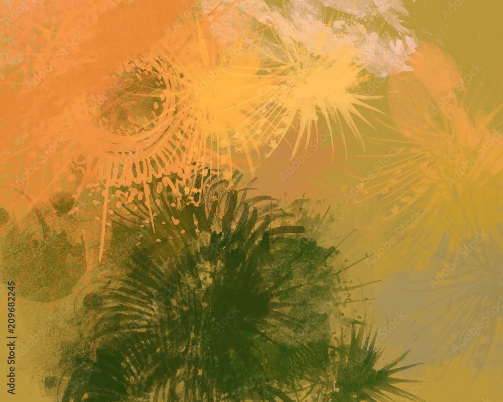 Naklejka premium Abstract painting on canvas. Hand made art. Colorful texture. Modern artwork. Strokes of fat paint. Brushstrokes. Contemporary art. Artistic background image.