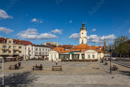Town hall on the Kosciuszki market in Bialystok, Podlaskie, Poland
