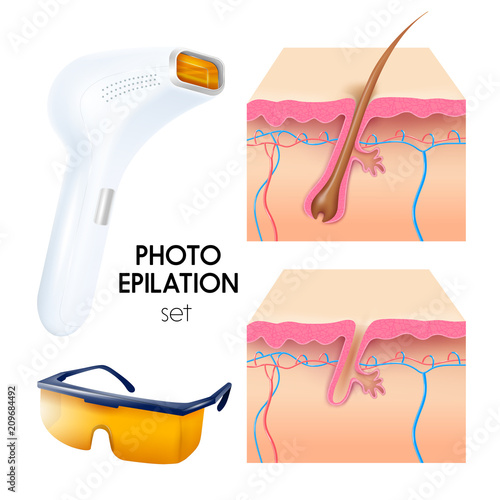 Photo Epilation Realistic Set