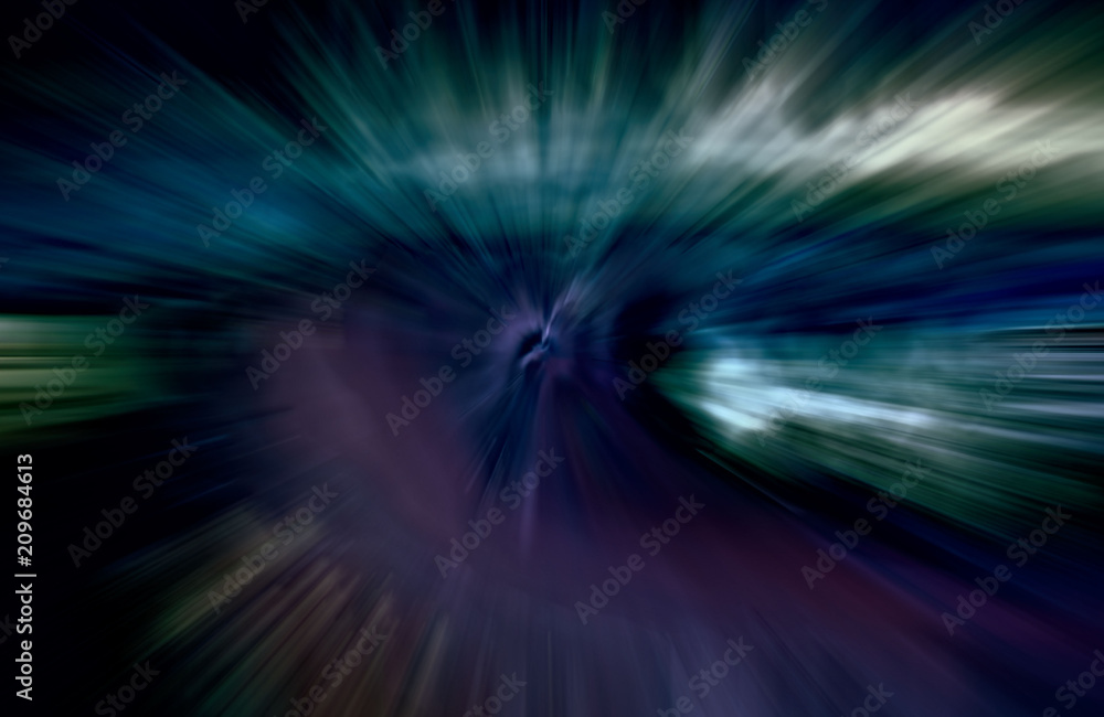 Acceleration speed motion, Light and stripes moving fast over dark background Acceleration speed motion, Light and stripes moving fast over dark background