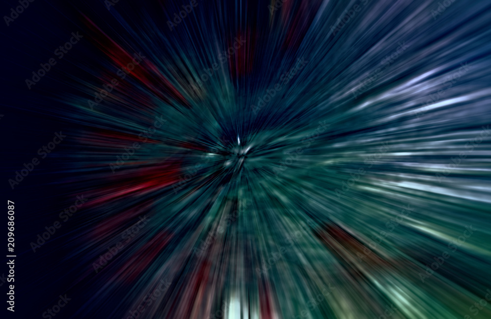 Acceleration speed motion, Light and stripes moving fast over dark background Acceleration speed motion, Light and stripes moving fast over dark background