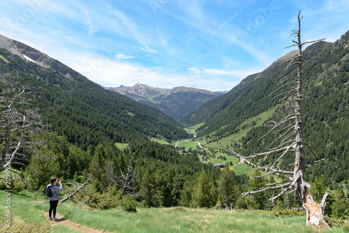 Sunny Day in the Mountains in Andorrra photo