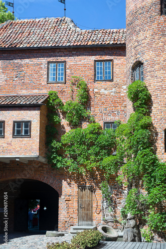 The castle in polish city Ketrzyn (Geman Rastenburg) in the Masuria region. Teutonic knights architecture in Poland photo