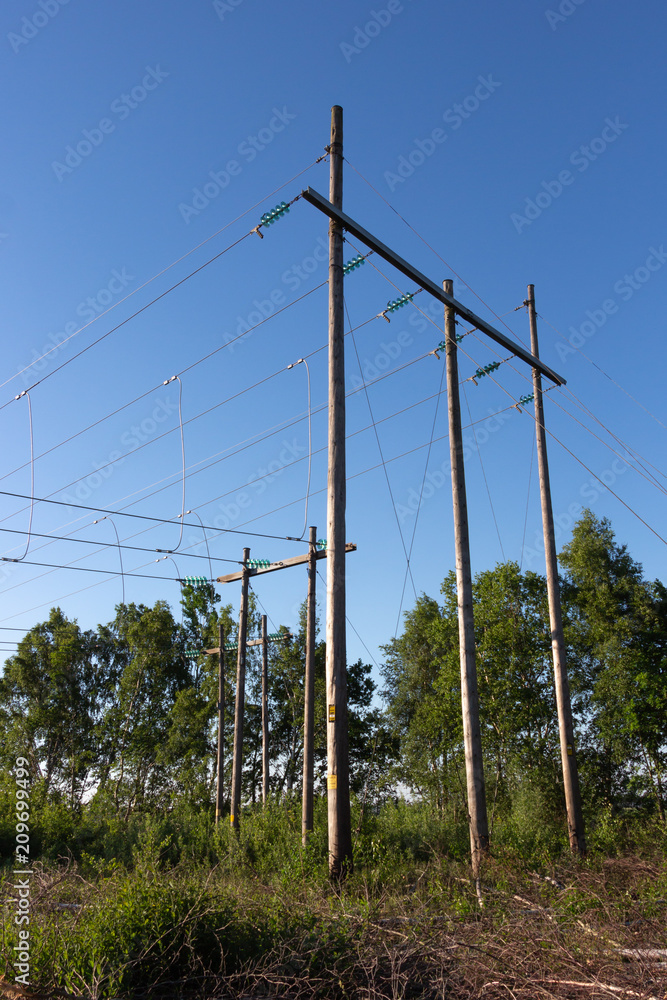 Obraz premium Power lines